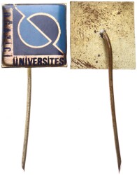 Boğaziçi Üniversitesi Mineli İğneli Yaka Rozeti RZT1829 - 3