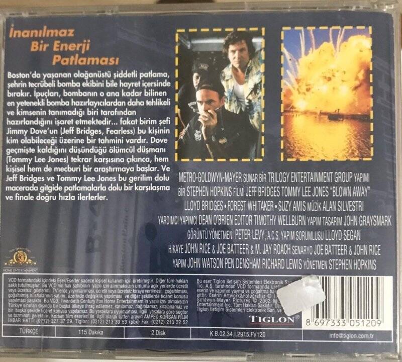 Bomba Blown Away VCD Film VCD7015 - 2