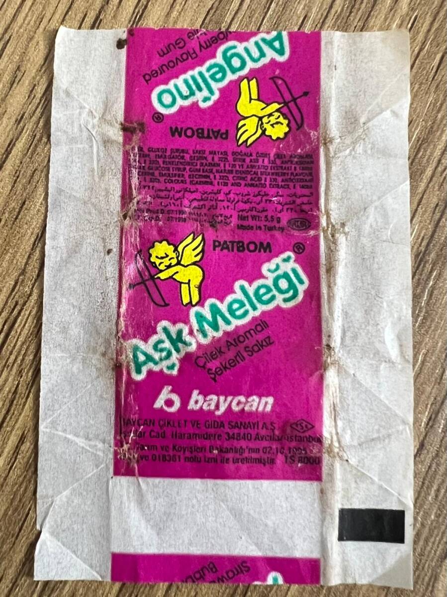 BOMBİBOM Aşk Meleği 1995 -Baycan Sakız Sarma Kağıdı Stickers SKZ1866 - 1