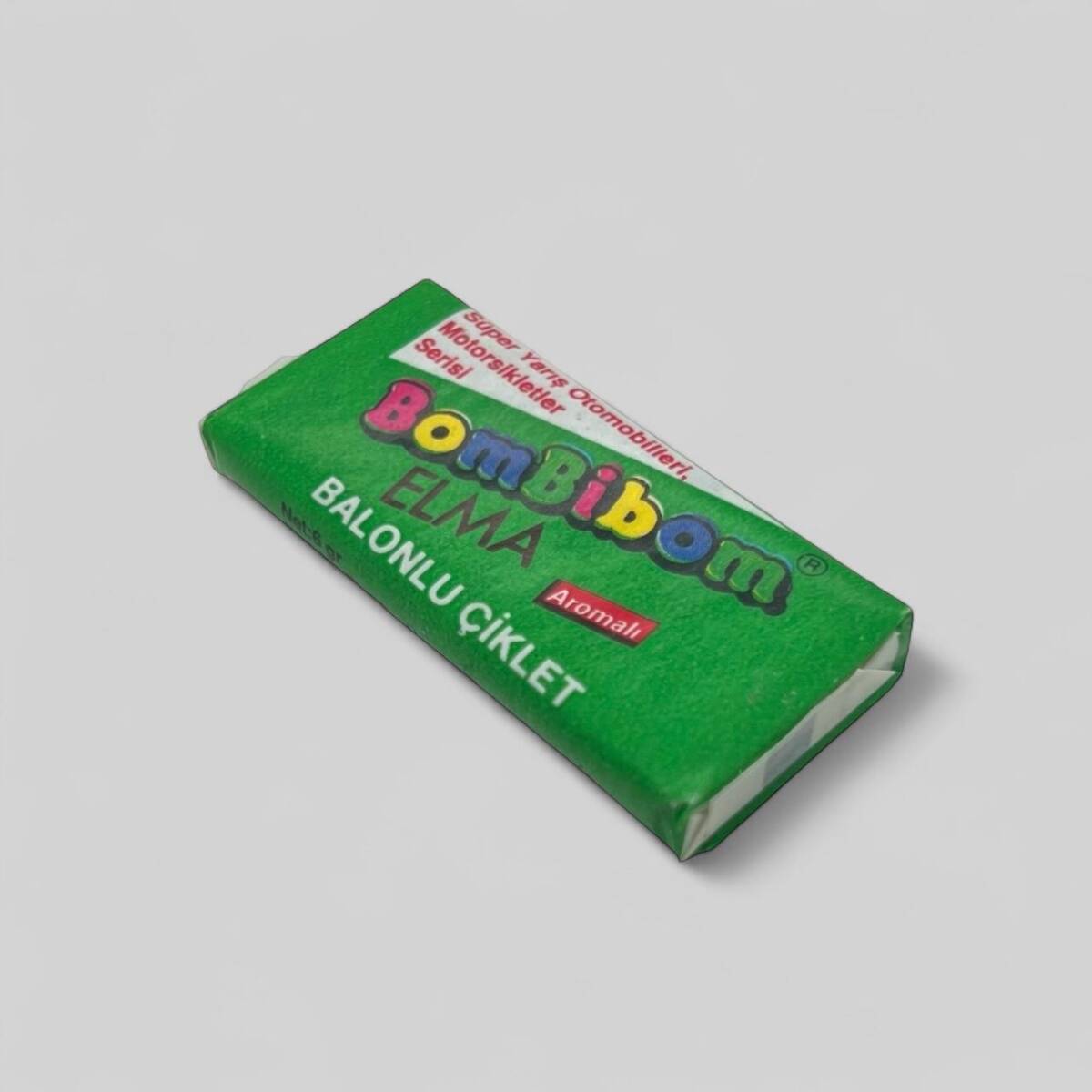 BOMBİBOM (BAYCAN) 1992 Elma Aromalı Balonlu Çiklet Sakız # SKZ1792 - 2