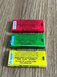 BOMBİBOM (BAYCAN) 1992 Elma Aromalı Balonlu Çiklet Sakız Set # SKZ2451 - 4