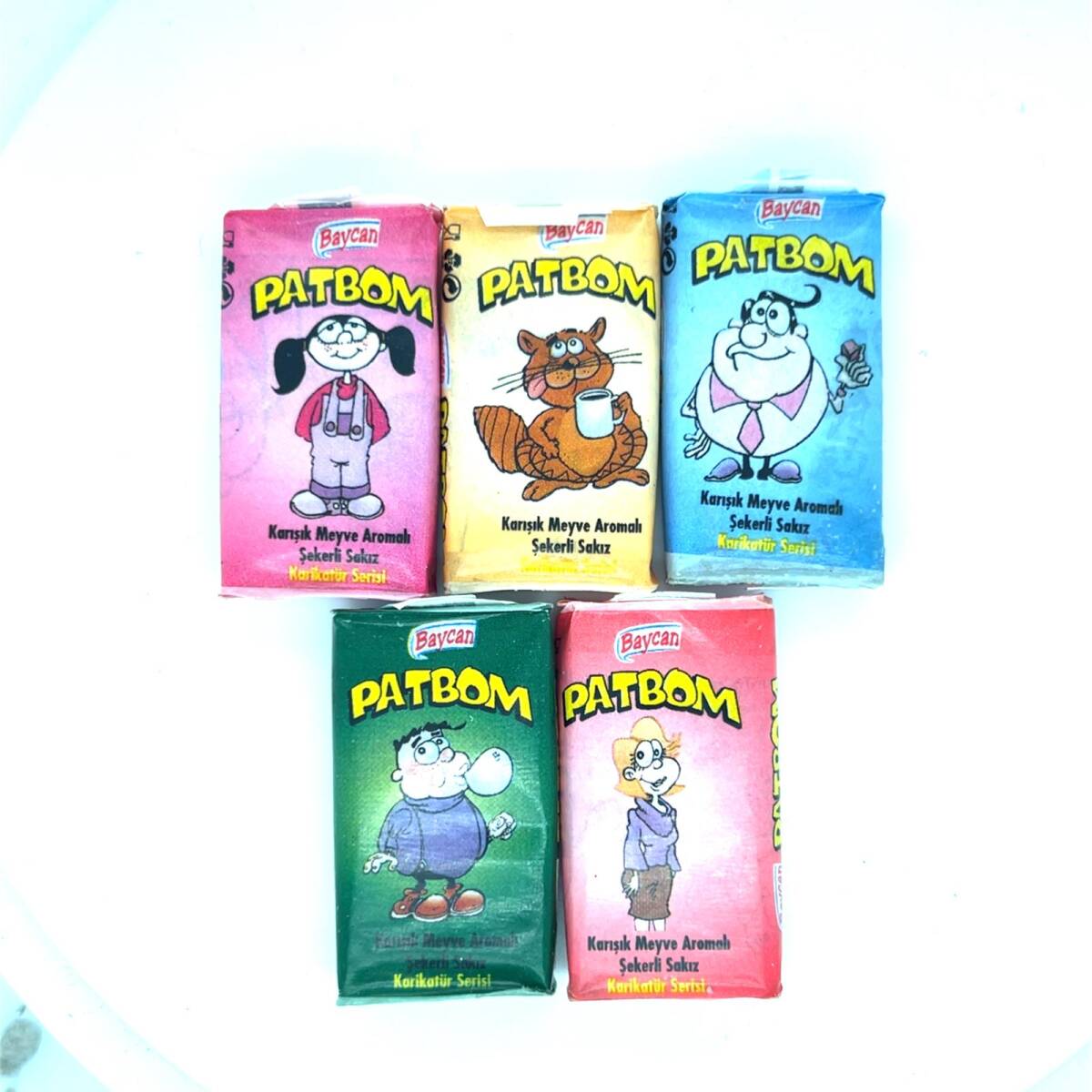 BOMBİBOM (BAYCAN) 1999 Şekerli Sakız Ful Set # SKZ1854 - 1