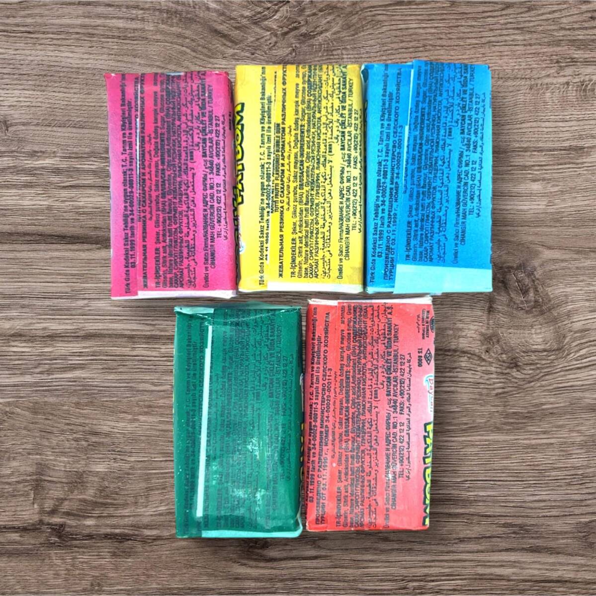 BOMBİBOM (BAYCAN) 1999 Şekerli Sakız Ful Set # SKZ1854 - 4