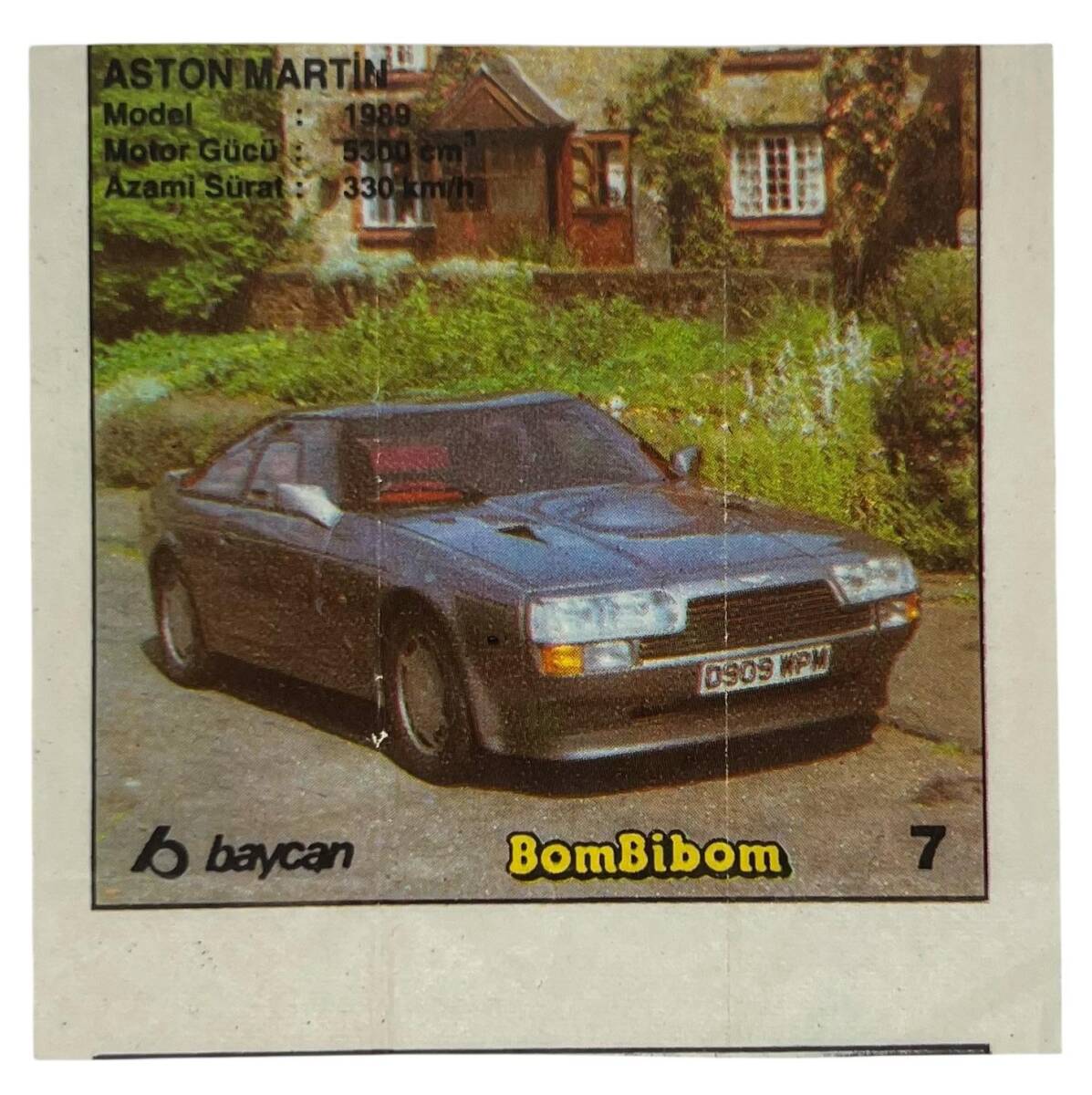 BOMBİBOM Baycan Sakız Kağıdı No 7 Stickers SKZ1047 - 3