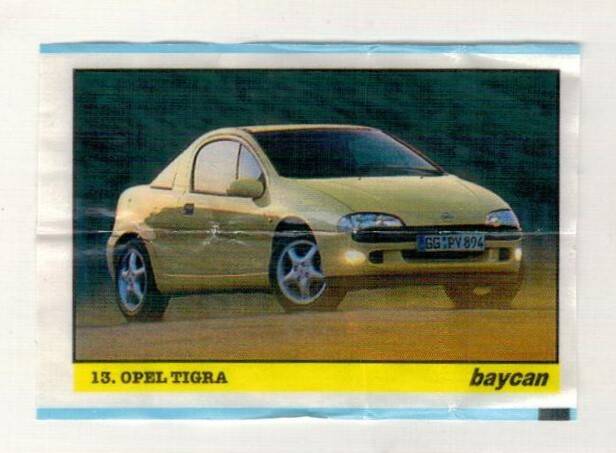 BOMBİBOM (BAYCAN) Sakız Kağıdı Otomobiller Serisi - No 13 # SKZ2008 - 3