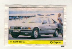 BOMBİBOM (BAYCAN) Sakız Kağıdı Otomobiller Serisi - No 9 # SKZ2012 - 3