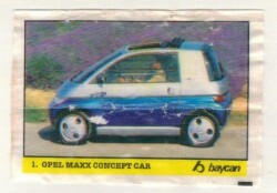 BOMBİBOM (BAYCAN) Sakız Kağıdı Otomobiller Serisi - No 1 # SKZ2020 - Gökçekoleksiyon