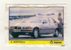 BOMBİBOM (BAYCAN) Sakız Kağıdı Otomobiller Serisi - No 9 # SKZ2009 - 3
