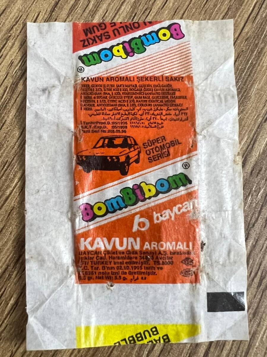 BOMBİBOM -Baycan Sakız Sarma Kağıdı Stickers SKZ1865 - 1