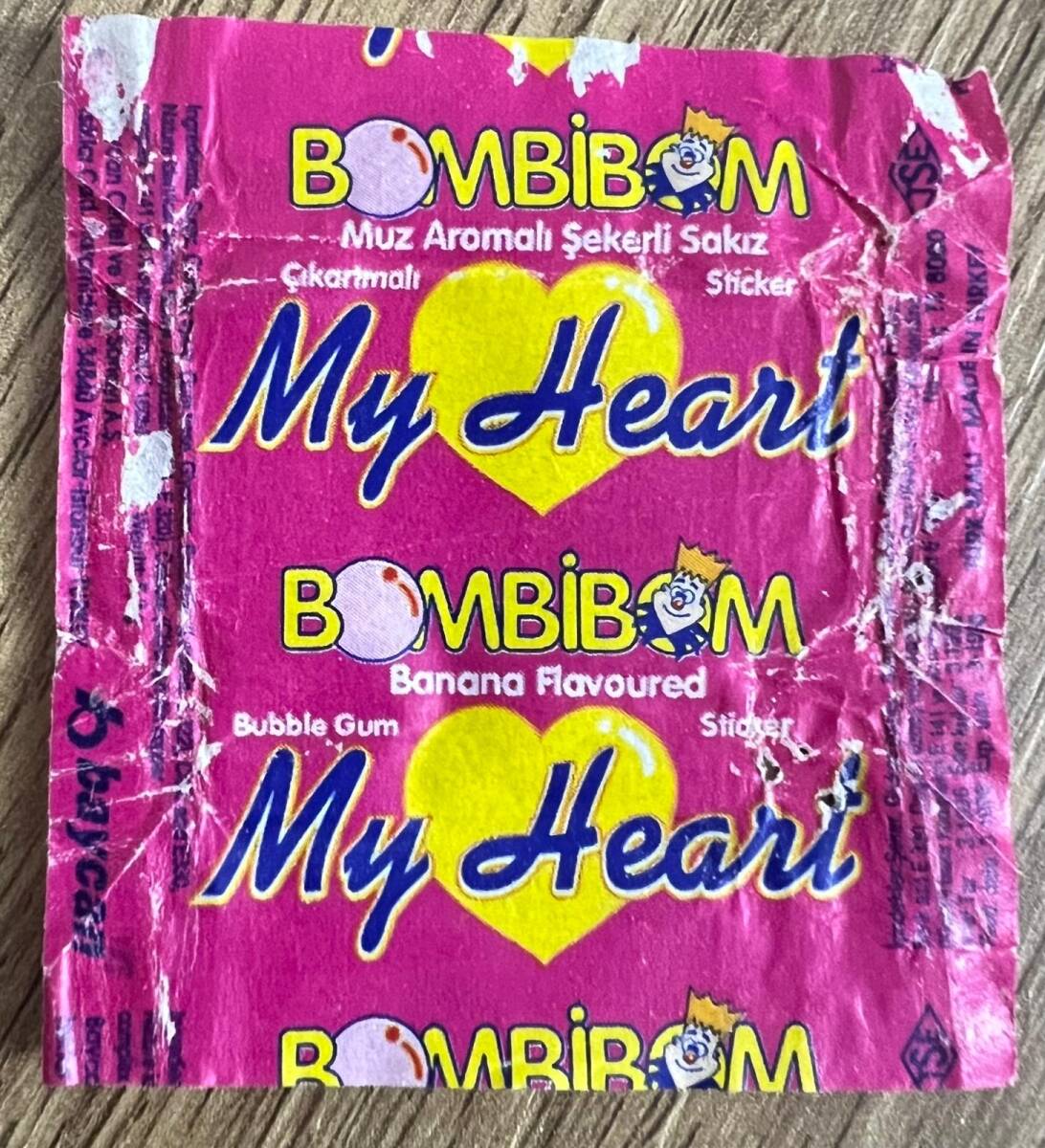 BOMBİBOM MY HEART (BAYCAN) 1996 Sakız Sarma Kağıdı # SKZ1869 - 1