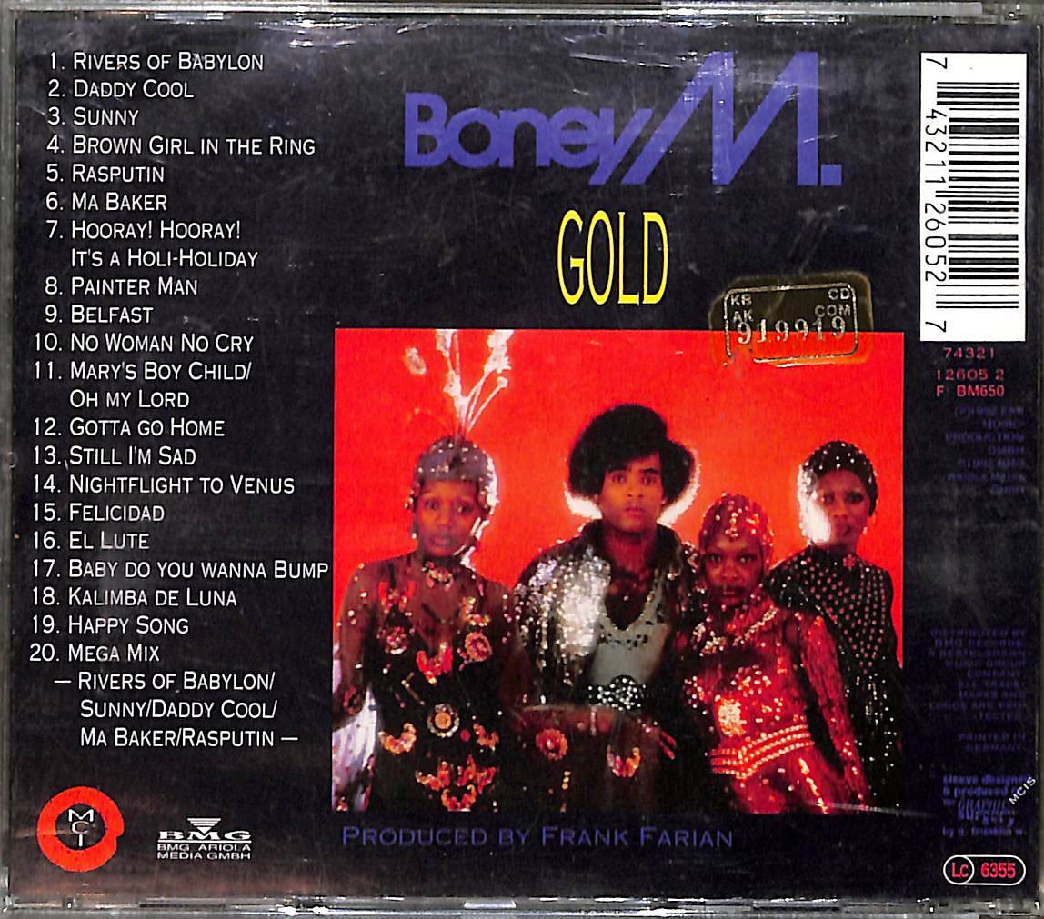 Boney M. – Gold - 20 Super Hits CD (İkinci El) CD5579 - 2
