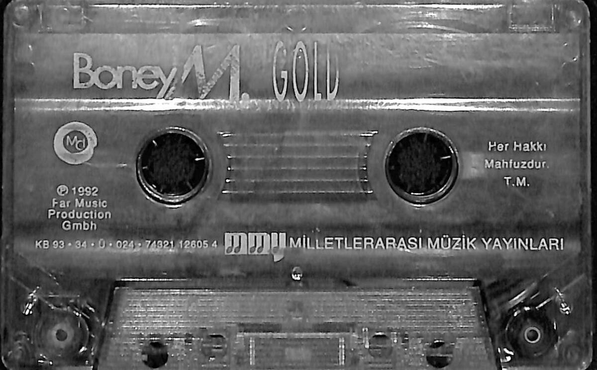 Boney M. - Gold Orijinal Kaset (İkinci El) * BMG / MCI - 1993 - Mavi Barkod * KST31222 - 2