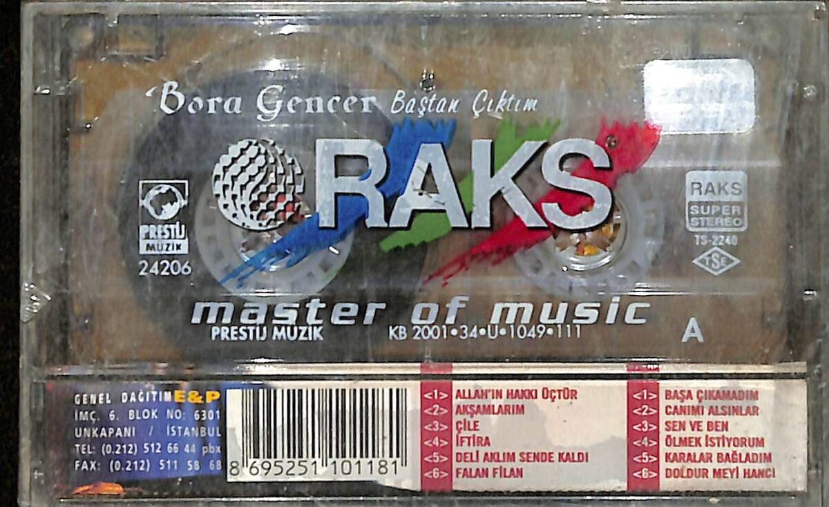 Bora Gencer - Baştan Çıktım Kaset (Sıfır Kaset) KST29619 - 2