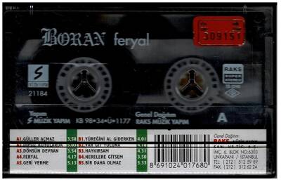 Boran - Feryal Kaset (Sıfır Kaset) KST1337 - 2