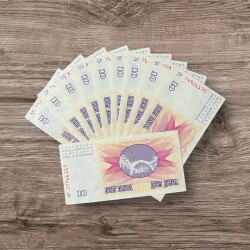 Bosna Hersek 10 Dinara 1992 10'lu Lot ÇİL YKP8074 - 1