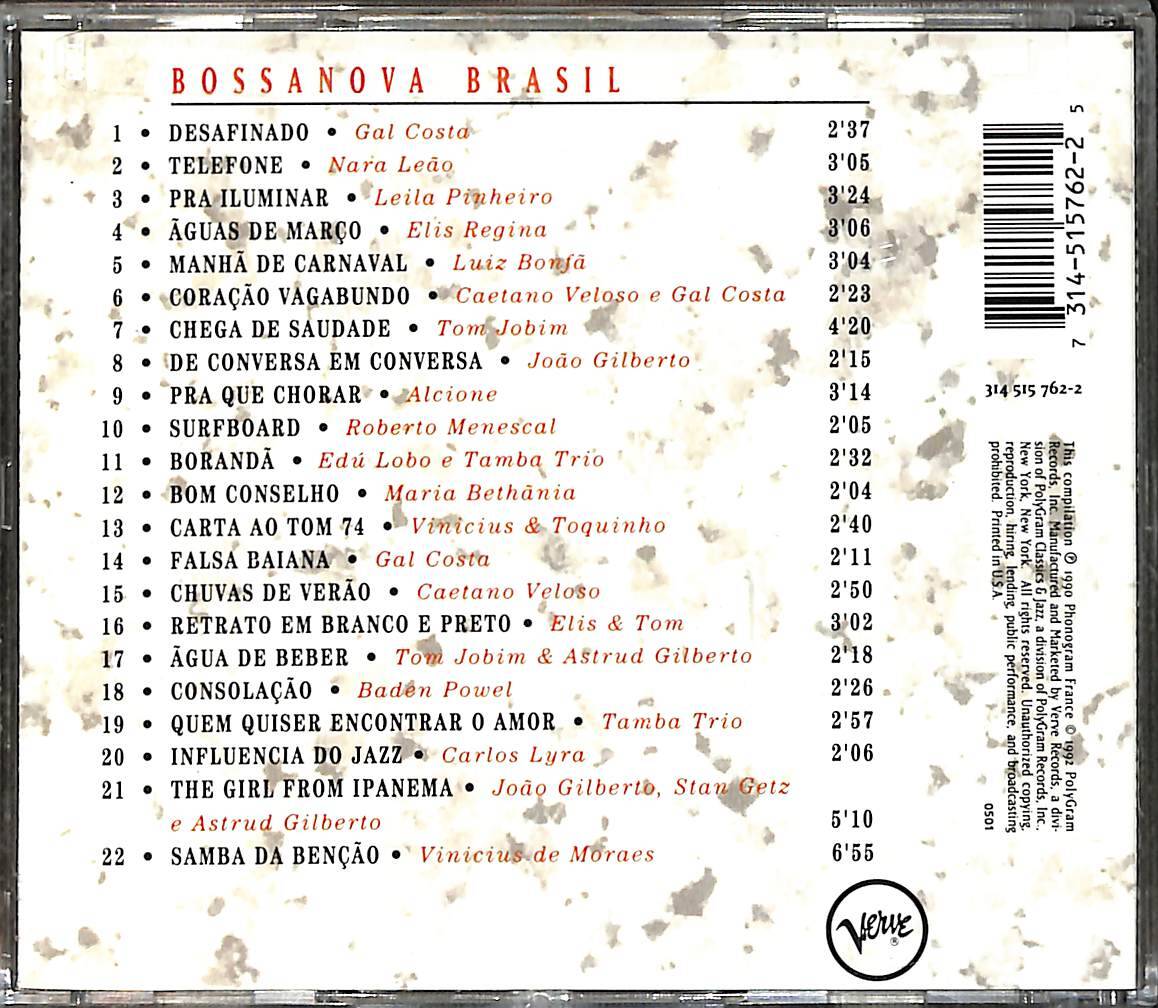 Bossa Nova Brasil CD (İkinci El) CD4115 - 2