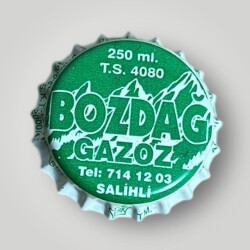 BOZDAĞ Basılmamış Gazoz Kapağı CMK1-1201 - Gökçekoleksiyon