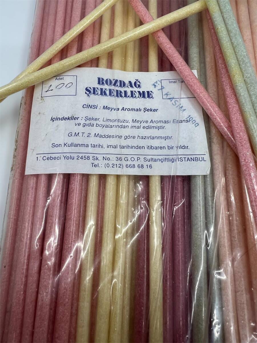 BOZDAĞ ŞEKERLEME Çubuk Şeker 1999 #SKZ232 (N) - 1