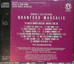 Branford Marsalis - Romances For Saxophone CD (İkinci El) CD4142 - 2