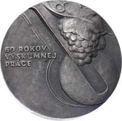Bratislava 1984 Yılı Bağcılık ve Şarapçılık Araştırma Enst.60.Yılı Madalyonu MVM2064 - 3