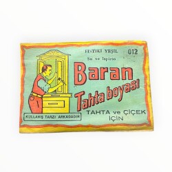 BARAN Ahşap ve Çiçek Boyası - Fıstık Yeşili AOB8895 - Gökçekoleksiyon