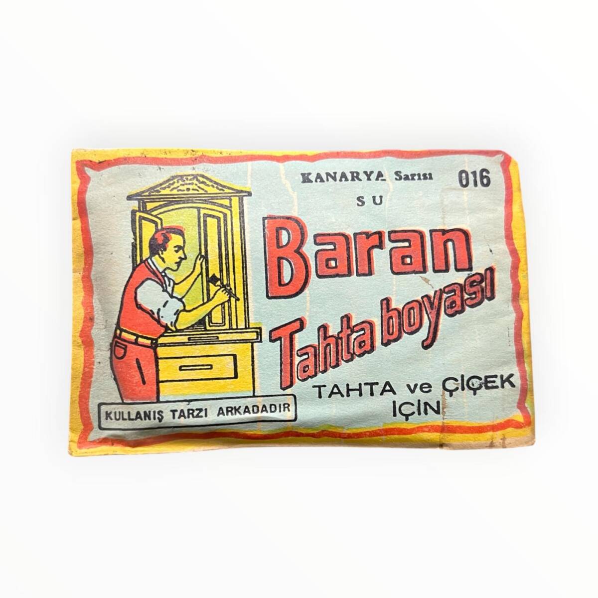 BARAN Ahşap ve Çiçek Boyası - Kanarya Sarısı AOB8899 - 1