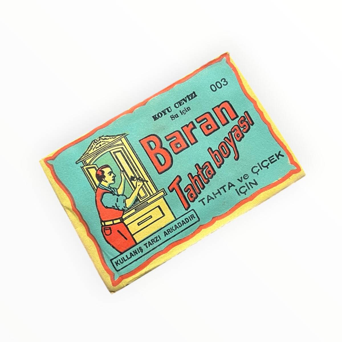 BARAN Ahşap ve Çiçek Boyası - Koyu Cevizi AOB8888 - 3