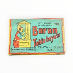 BARAN Ahşap ve Çiçek Boyası - Koyu Kırmızı AOB8892 - Gökçekoleksiyon