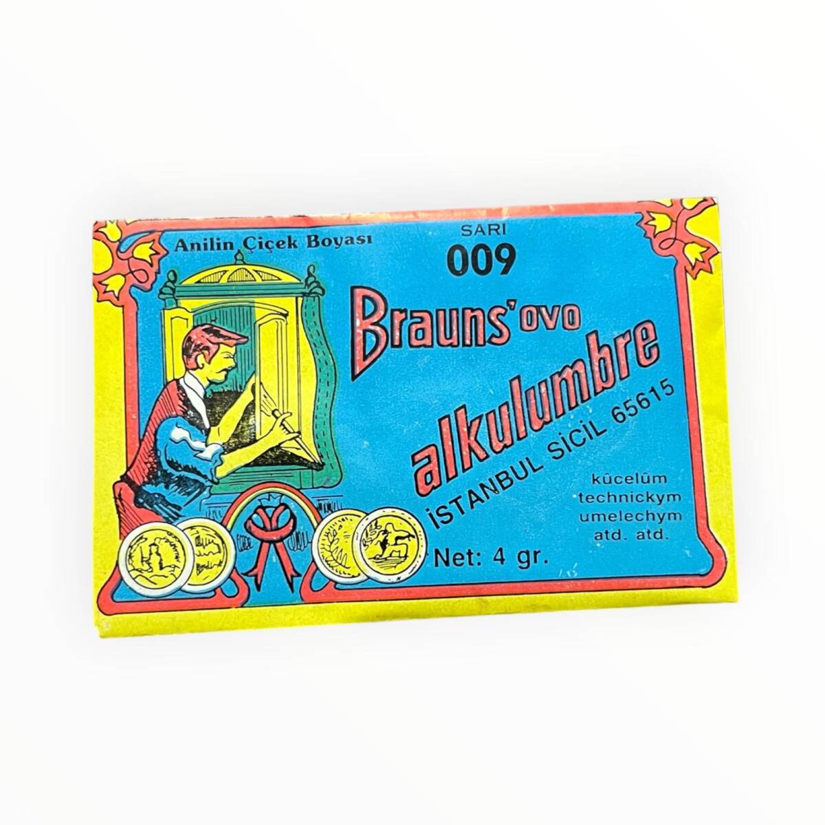 BRAUNS Ahşap ve Çiçek Boyası - Sarı AOB8894 - 1