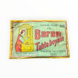 BARAN Ahşap ve Çiçek Boyası - Yaprak Yeşili AOB8890 - Gökçekoleksiyon