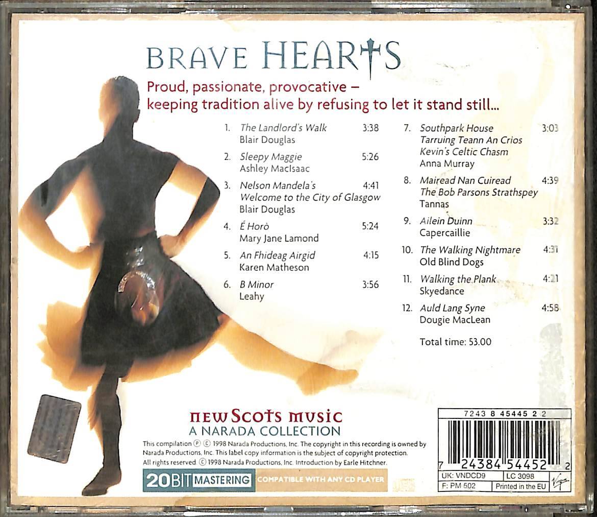 Brave Hearts - New Scots Music CD (İkinci El) CD4277 - 2