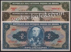 Brezilya 10,5,2 Cruzerios Karışık Lot YKP660 - 1