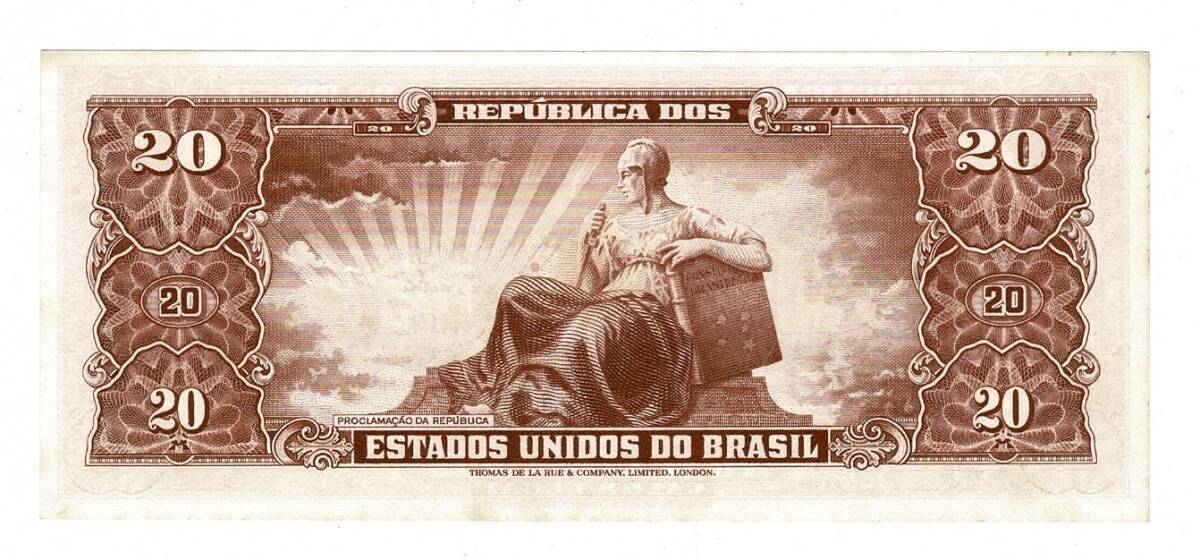 Brezilya 20 Cruzeiros 1962 ÇİL YKP8219 - 2