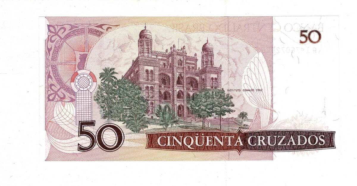 Brezilya 50 Cruzados (1986-88) ÇİL YKP8149 - 2