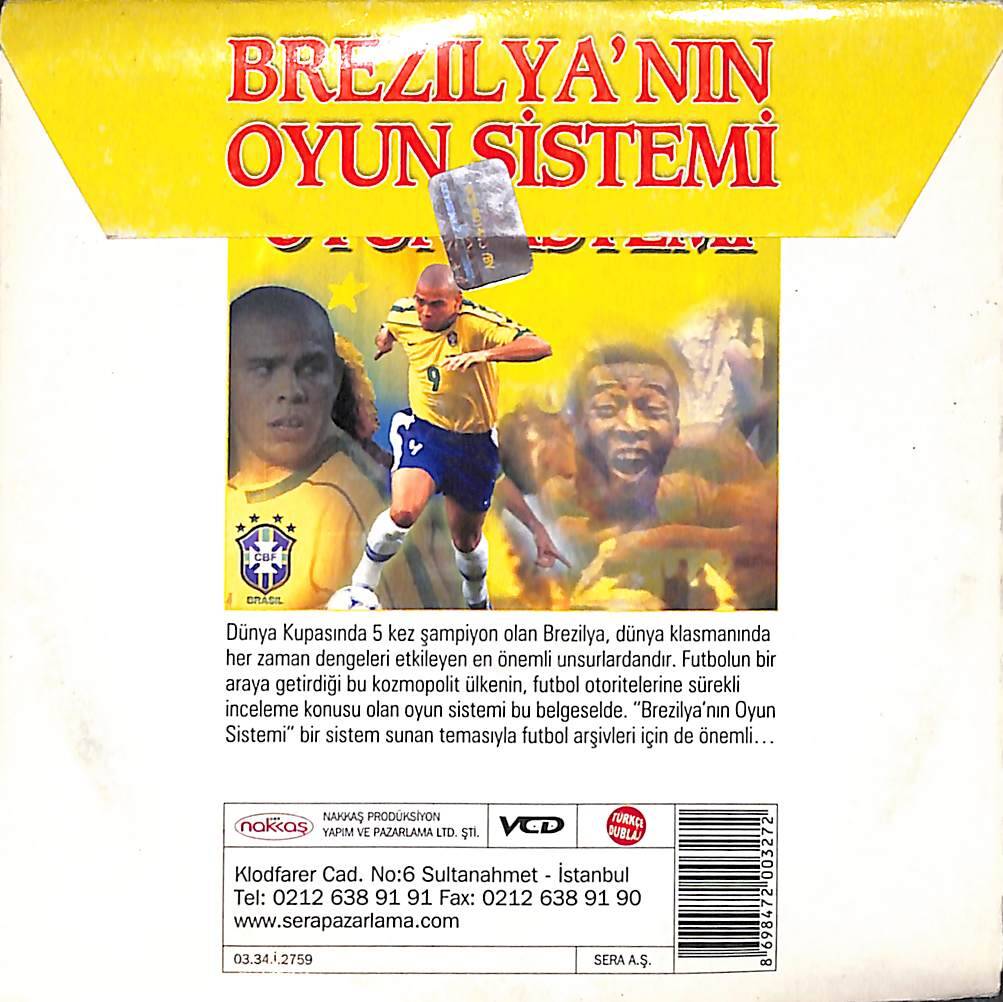 Brezilya'nın Oyun Sistemi VCD Film VCD26727 - 2