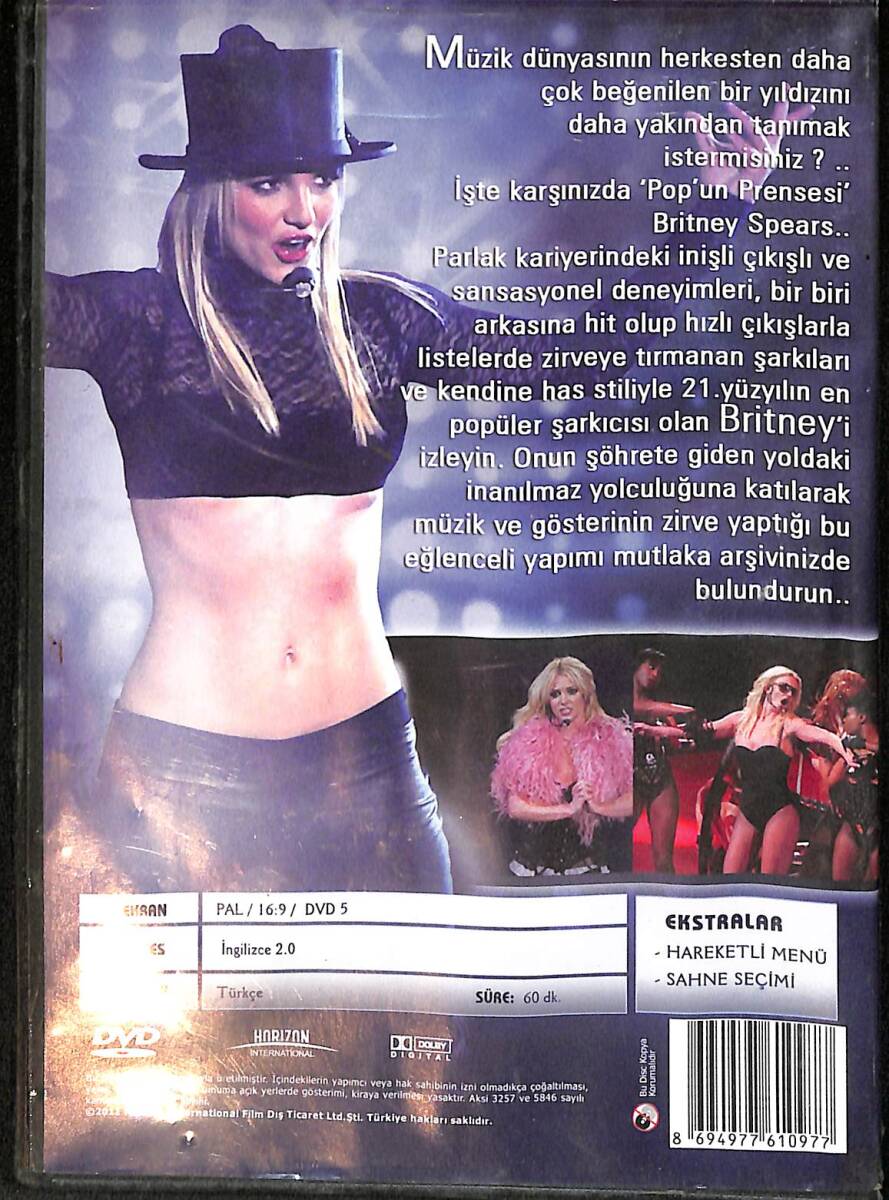 Britney Spears - Pop'un Prensesi DVD Film (İkinci El) DVD2788 - 2