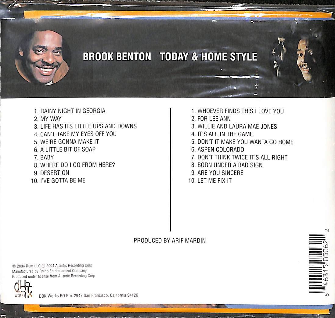 Brook Benton - Home Style CD (İkinci El) CD5745 - 2