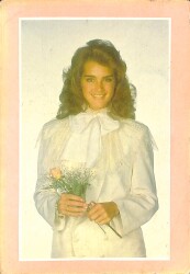 Brook Shields Kartpostal (Küçük Boy) KRT23743 - Gökçekoleksiyon