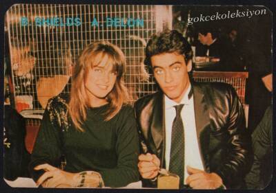 Brooke Shields Anthony Delon Kartpostal KRT3256 - 1