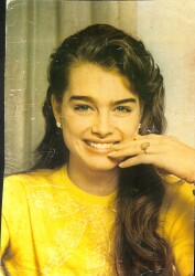 Brooke Shields Büyük Boy Kartpostal KRT18863 - Gökçekoleksiyon