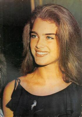 Brooke Shields Büyük Boy Kartpostal KRT18864 - 1