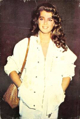 Brooke Shields Büyük Boy Kartpostal KRT18865 - 1