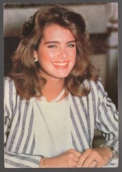 Brooke Shields Büyük Boy Kartpostal KRT4724 - Gökçekoleksiyon