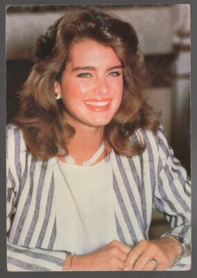 Brooke Shields Büyük Boy Kartpostal KRT4724 - 1