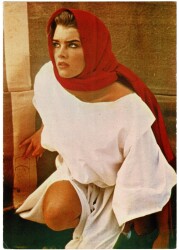 Brooke Shields Büyük Boy Kartpostal KRT9124 - Gökçekoleksiyon