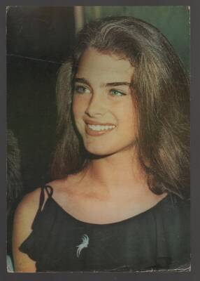Brooke Shields Büyükboy Kartpostal KRT4722 - 1