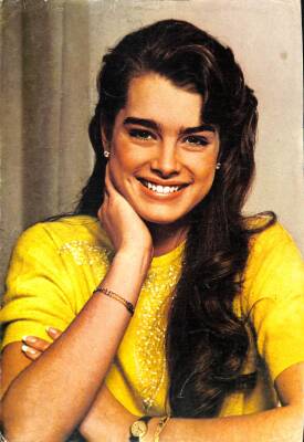 Brooke Shields Büyükboy Kartpostal KRT4979 - 1