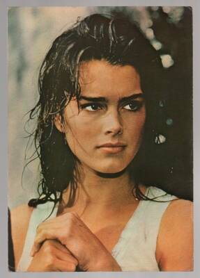 Brooke Shields Büyükboy Kartpostal KRT4985 - 1