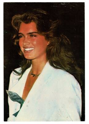Brooke Shields Büyükboy Kartpostal KRT9276 - 1