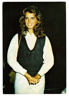 Brooke Shields Büyükboy Kartpostal KRT9277 - 1